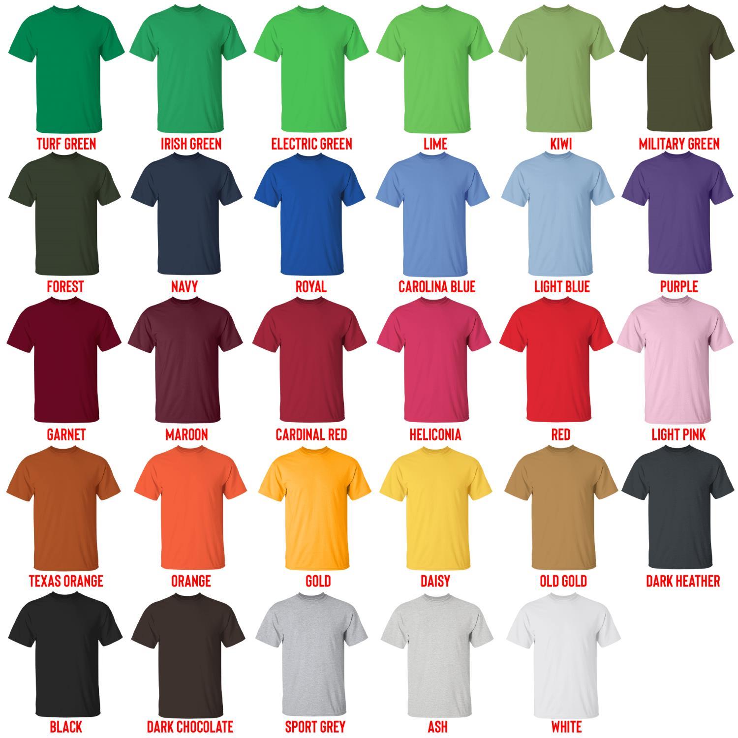 t shirt color chart - My Hero Academia UK Shop
