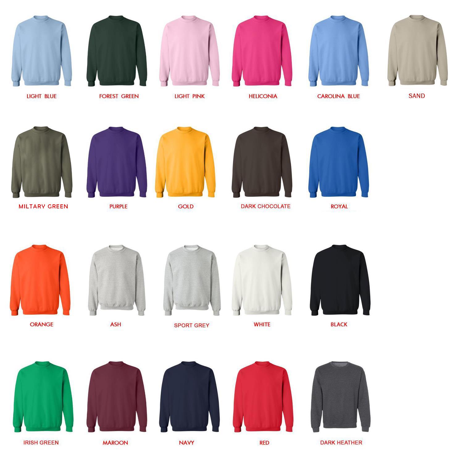 sweatshirt color chart - My Hero Academia UK Shop