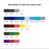 tank top color chart - My Hero Academia UK Shop