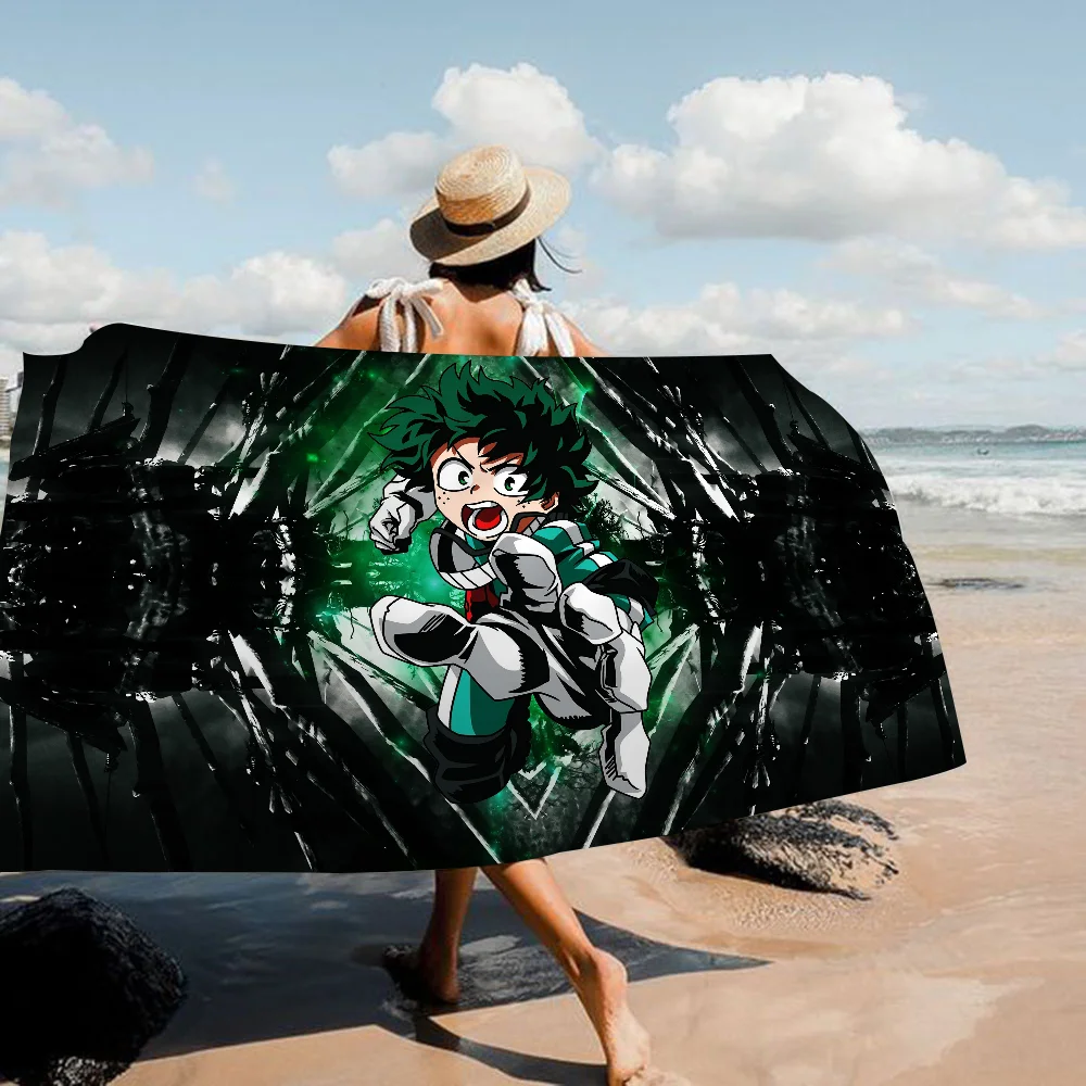 My hero academia Izuku Microfiber Beach Towel