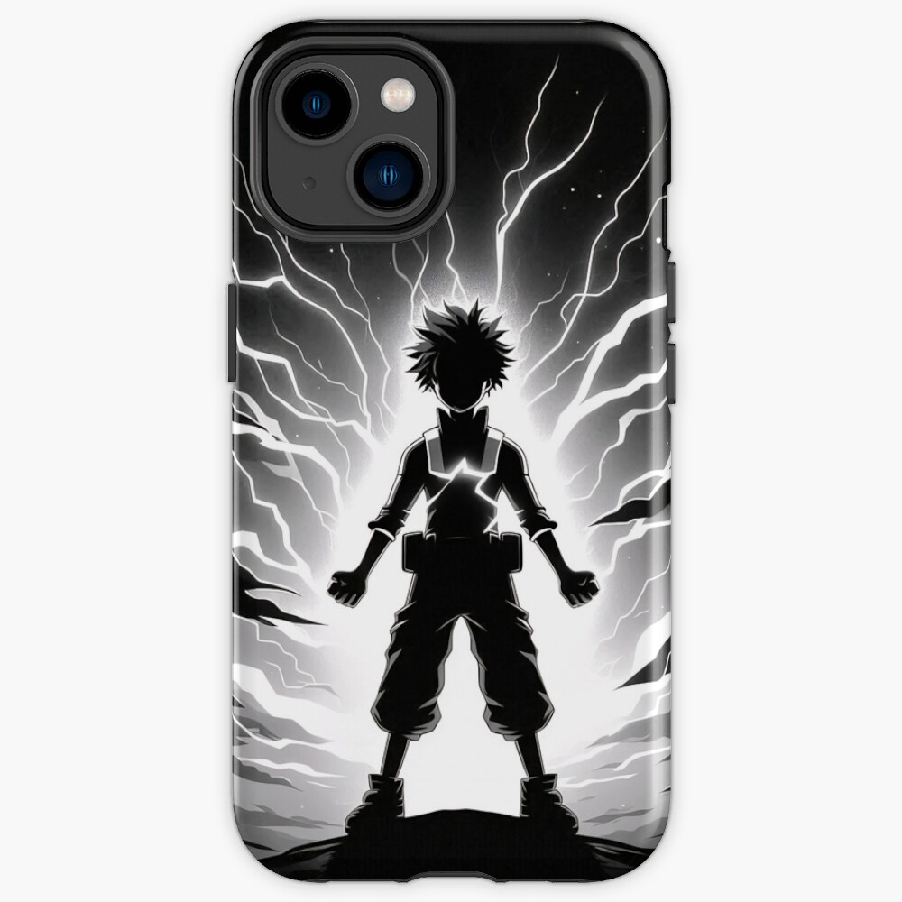 Silhouette Deku Iphone Case