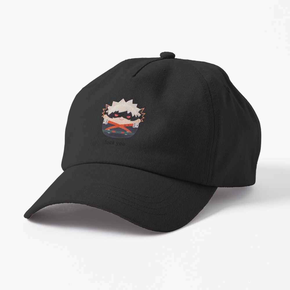 Katsuki Bakugo Squishmallow Fuck You Cap