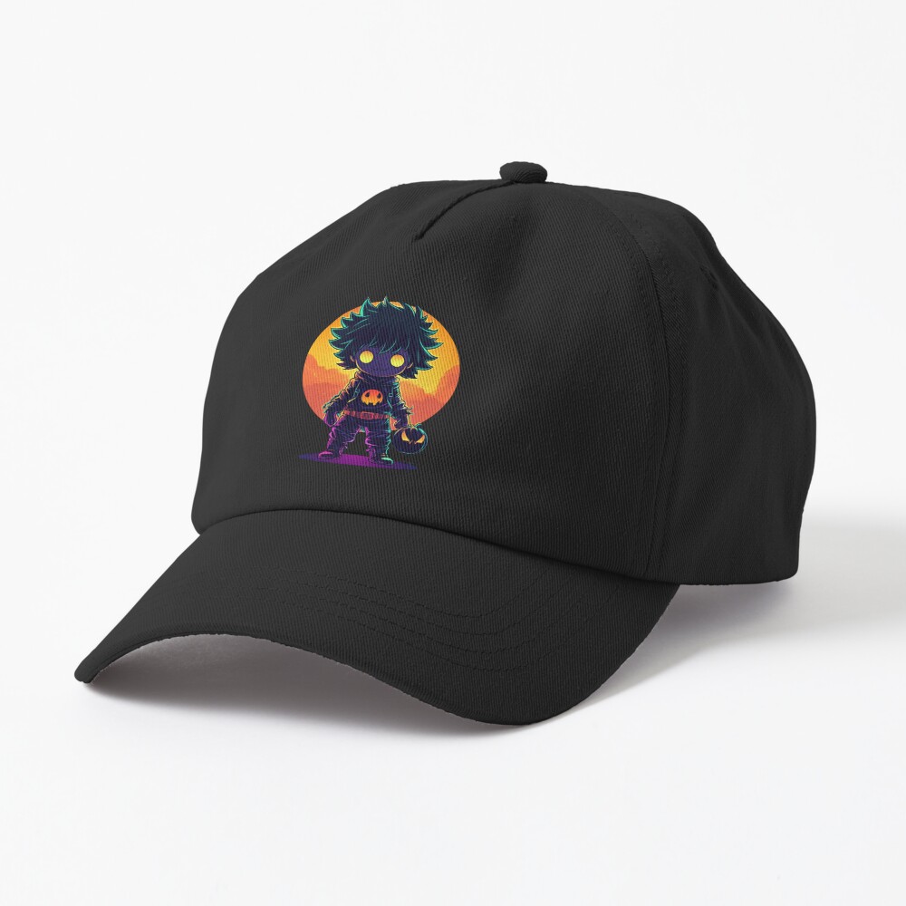 Halloween Hero Deku Spooky Design Cap