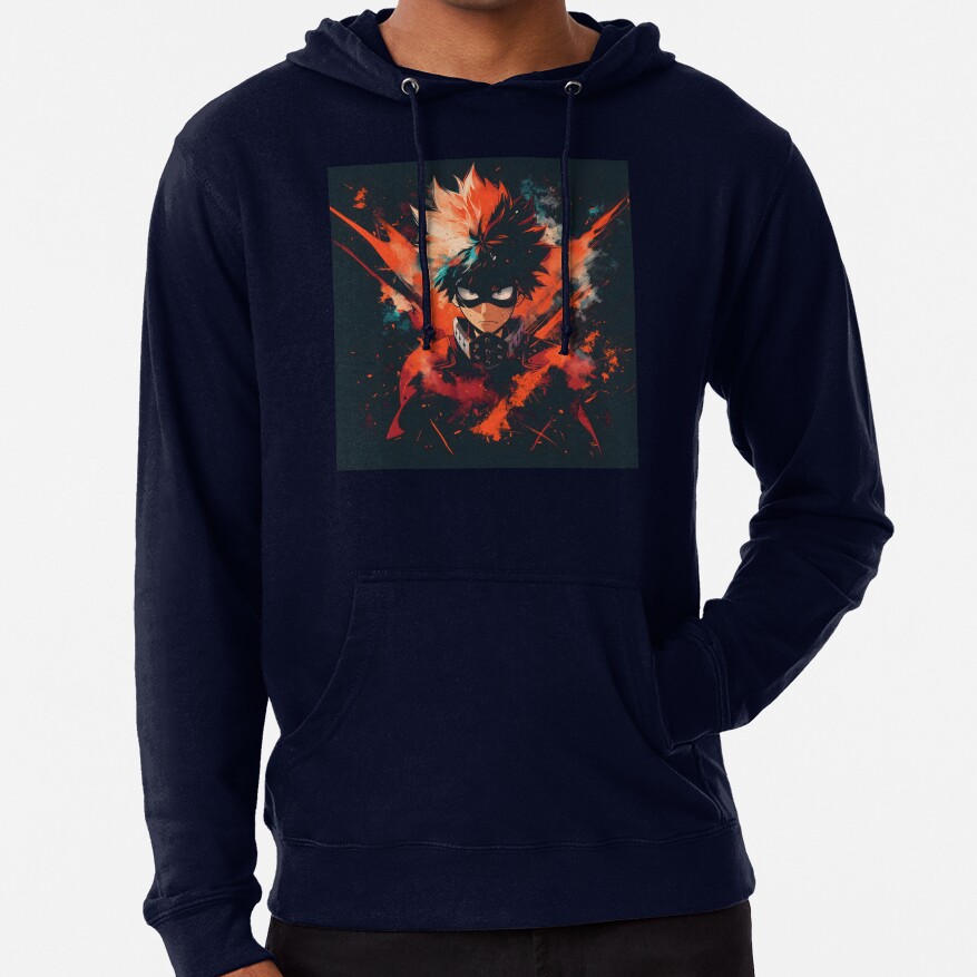 Explosive Hero Vibrant Anime Power Design Hoodie - Image 6