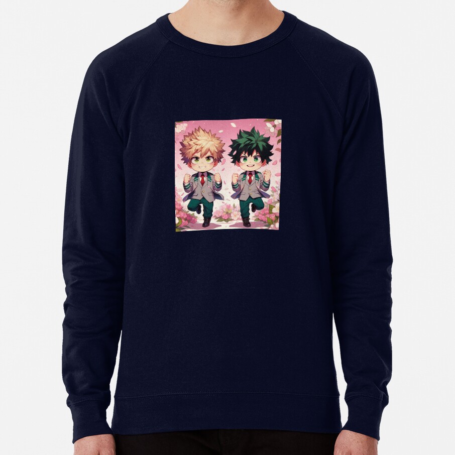 Bakudeku Love With Cherry Petals Sweatshirt - Image 6