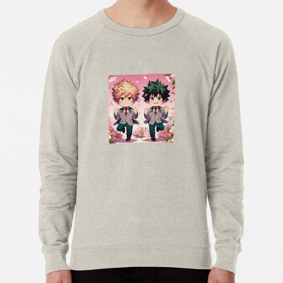 Bakudeku Love With Cherry Petals Sweatshirt - Image 4