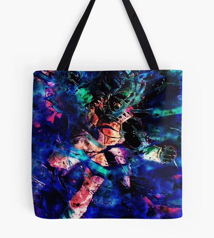 Bardock A Father S Rage Tote Bag
