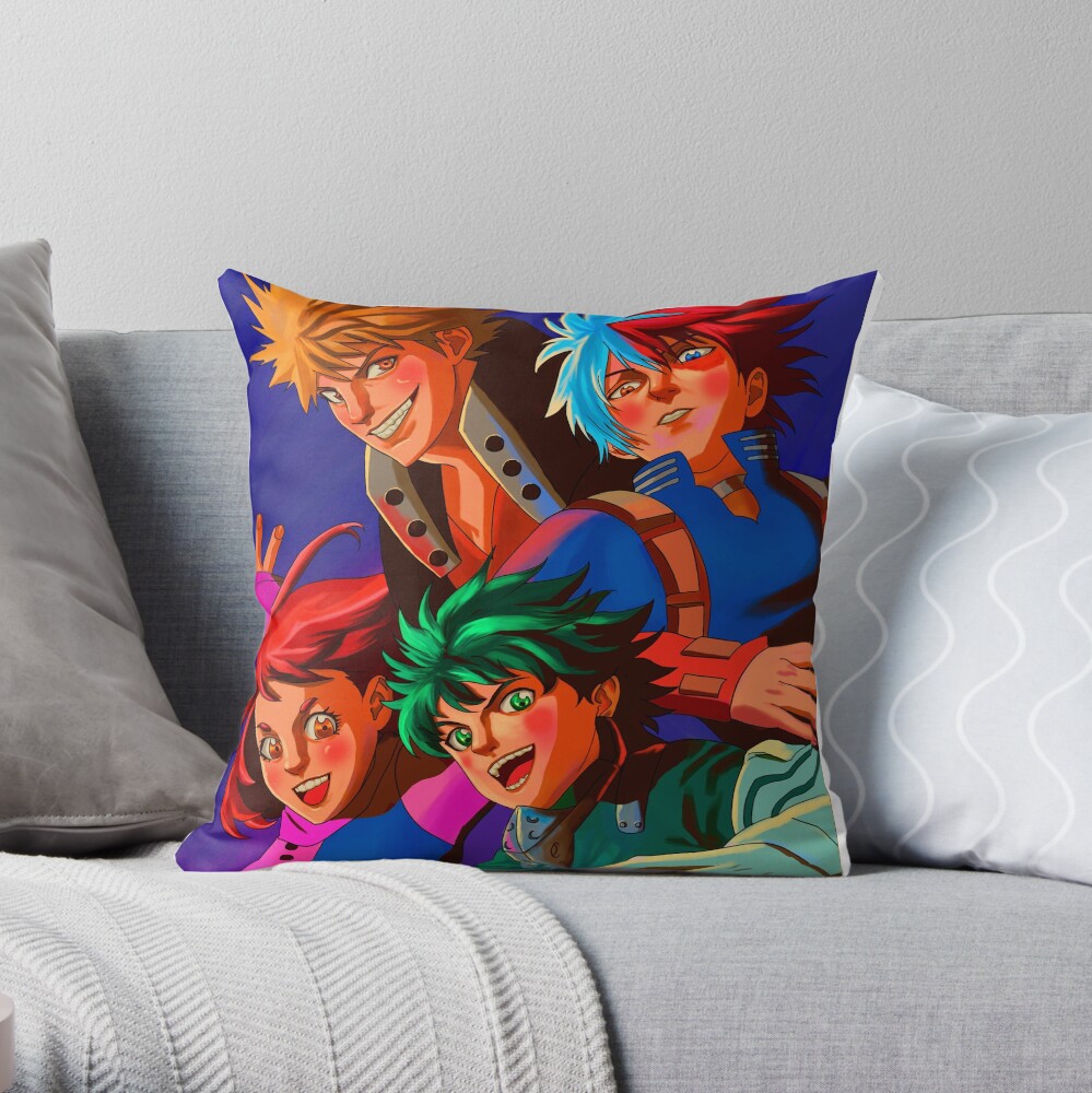 My Hero Academia Throw Pillow