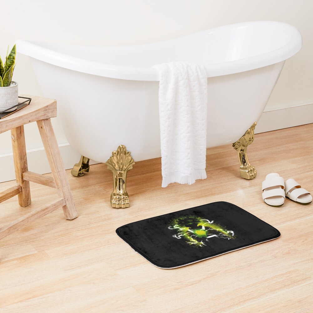 Green Haired Hero Bath Mat - Image 2