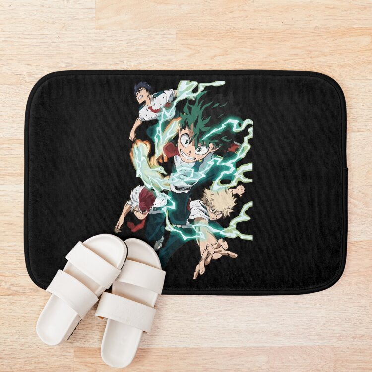 Lucky Think Fast In Every Position The Core Four Gifts For Fan Bath Mat - Image 3