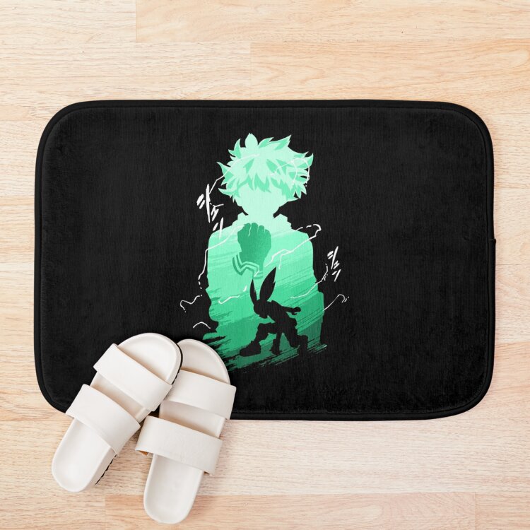 Green Haired Hero Classic Bath Mat - Image 3