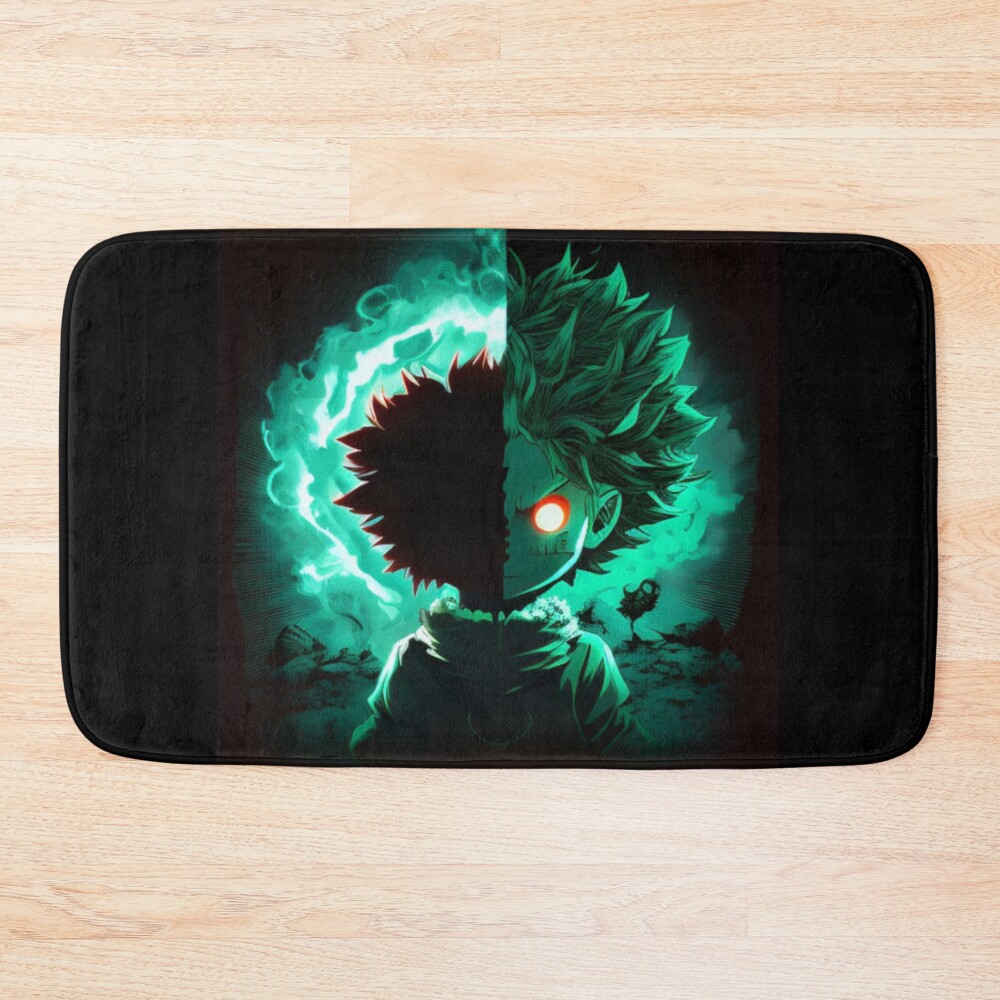 Neon Hero Character Bath Mat