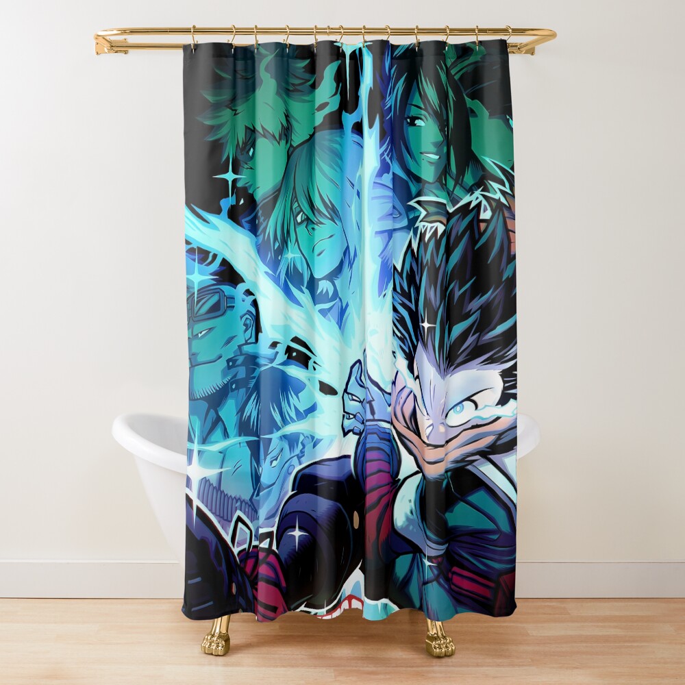 My Hero Academia Izuku Midoriya Deku Shower Curtain