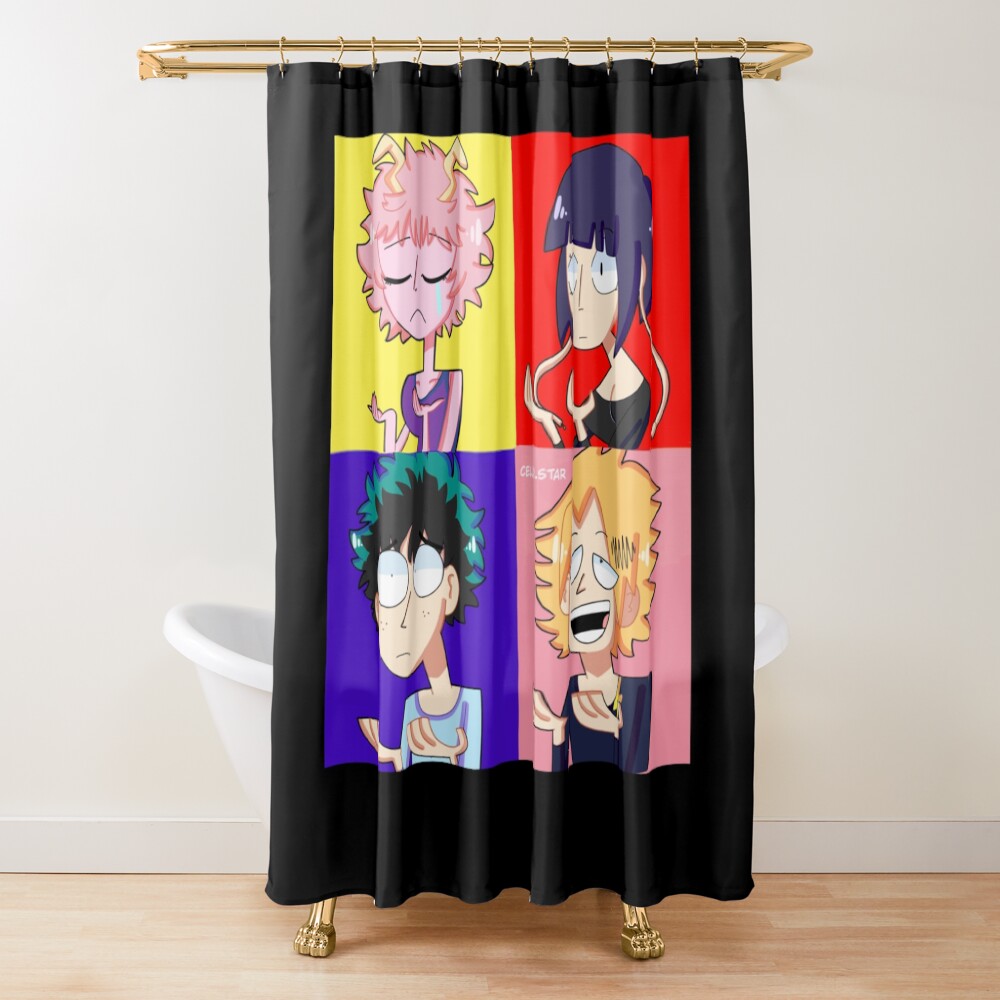 My Clone Academia Shower Curtain