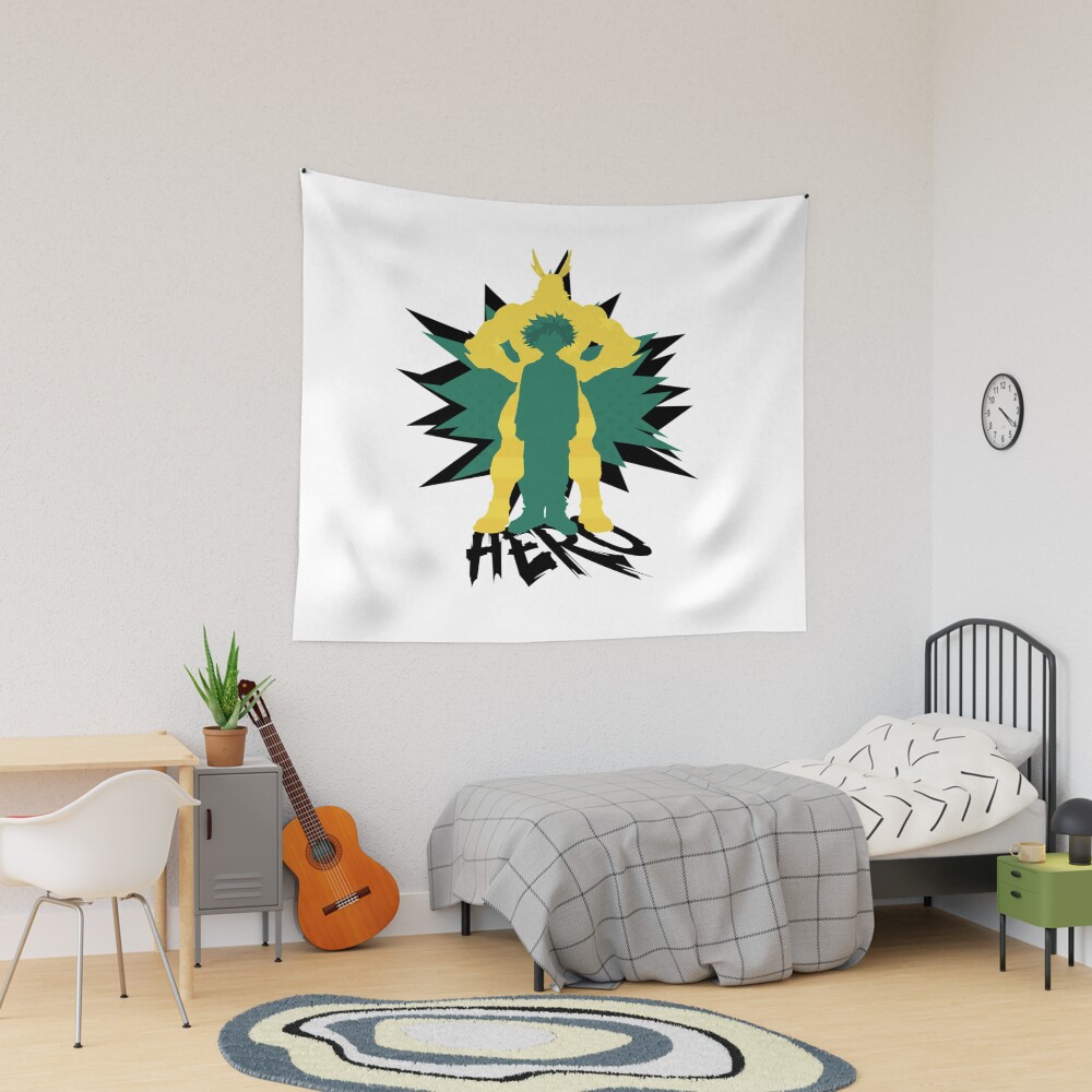 Deku And All Might Boku No Hero Academia Tapestry