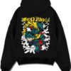 DEKUHX A.black hoodie flat back design - My Hero Academia UK Shop