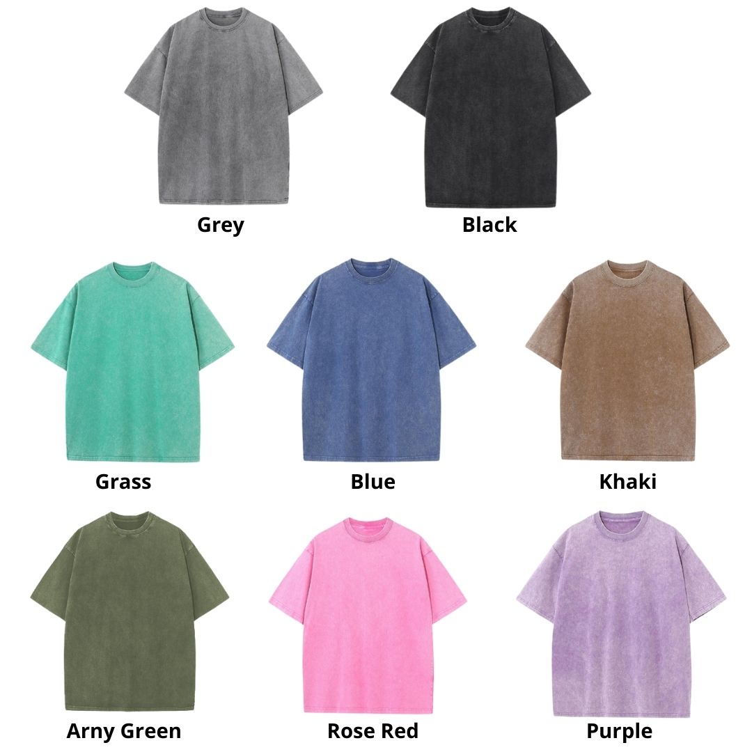 Mineral Wash T Shirt Color - My Hero Academia UK Shop
