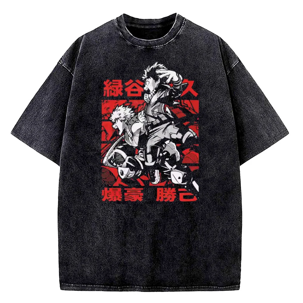 My Hero Academia Hot Design Washed T Shirts