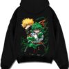 TODIFC A.black hoodie flat back design - My Hero Academia UK Shop