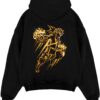 bakugo my hero academia black hoodie flat back design - My Hero Academia UK Shop